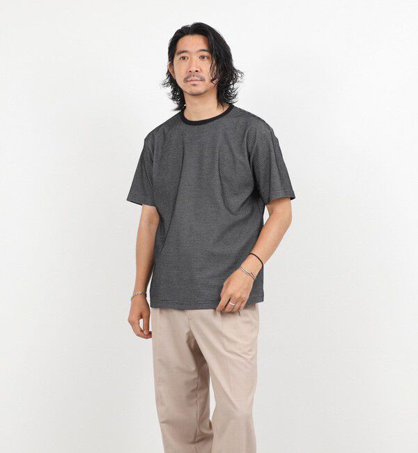 NOLLEY'S goodman「【BECシリーズ】立体ボーダーTシャツ」|Tシャツ・カットソー|