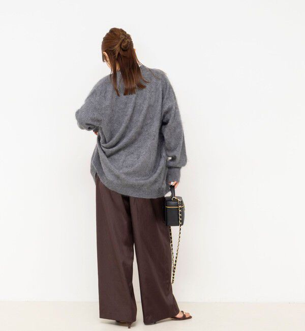 Laraaji「カシミヤファー加工Vネックカーディガン」|カーディガン|