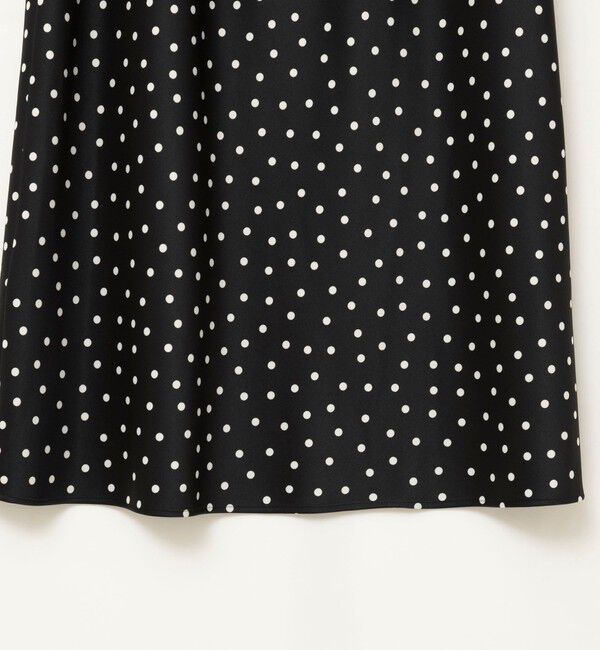 NOLLEY'S sophi「ウォッシャブルドットサテンナロースカート」|スカート|