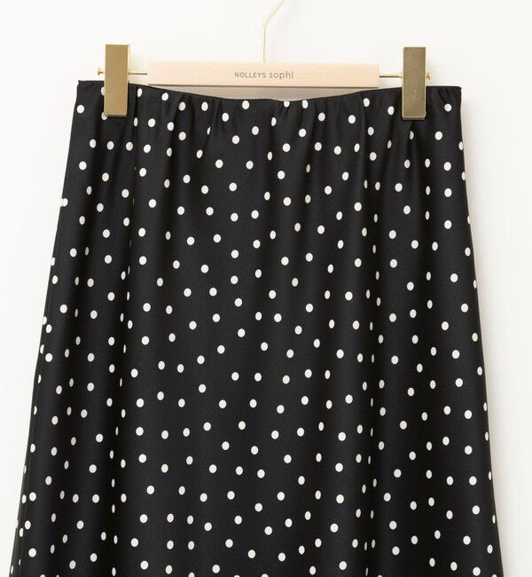NOLLEY'S sophi「ウォッシャブルドットサテンナロースカート」|スカート|