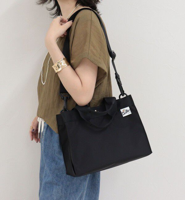 fredy emue「【Drifter/ドリフター】FAIRPORT MEDIUM TOTE」|トートバッグ|ブラック