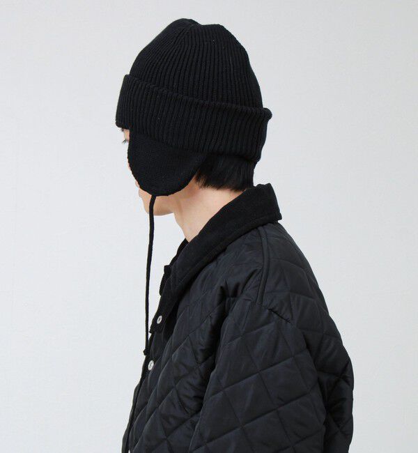 GLOSTER「【ユニセックス】イヤーカバー ニットワッチキャップ 耳あて付きニット帽」|ニット帽|