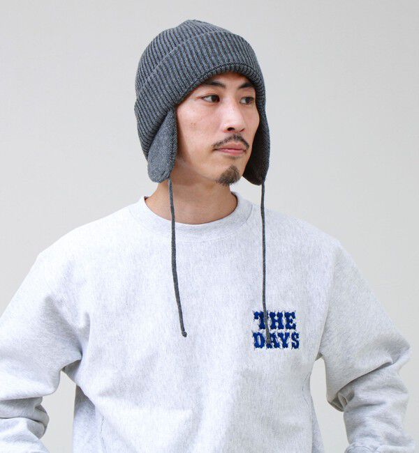 GLOSTER「【ユニセックス】イヤーカバー ニットワッチキャップ 耳あて付きニット帽」|ニット帽|