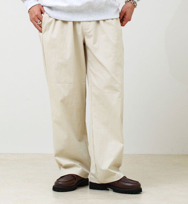GLOSTER「【人気シリーズ/UNISEX/5色展開】GOODNESS イージーパンツ 無地/迷彩」|チノ|キナリ