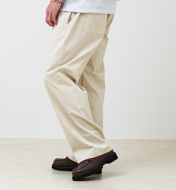 GLOSTER「【人気シリーズ/UNISEX/5色展開】GOODNESS イージーパンツ 無地/迷彩」|チノ|