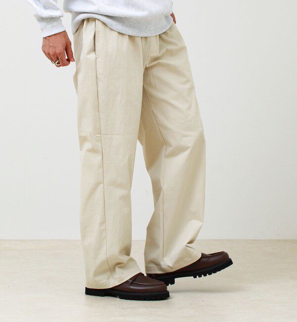 GLOSTER「【人気シリーズ/UNISEX/5色展開】GOODNESS イージーパンツ 無地/迷彩」|チノ|