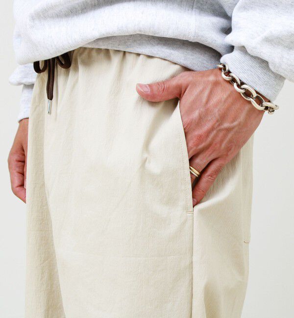GLOSTER「【人気シリーズ/UNISEX/5色展開】GOODNESS イージーパンツ 無地/迷彩」|チノ|