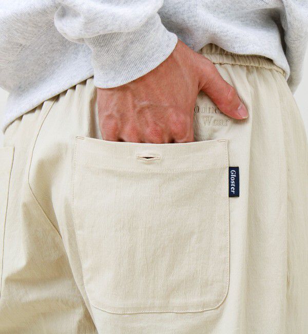 GLOSTER「【人気シリーズ/UNISEX/5色展開】GOODNESS イージーパンツ 無地/迷彩」|チノ|
