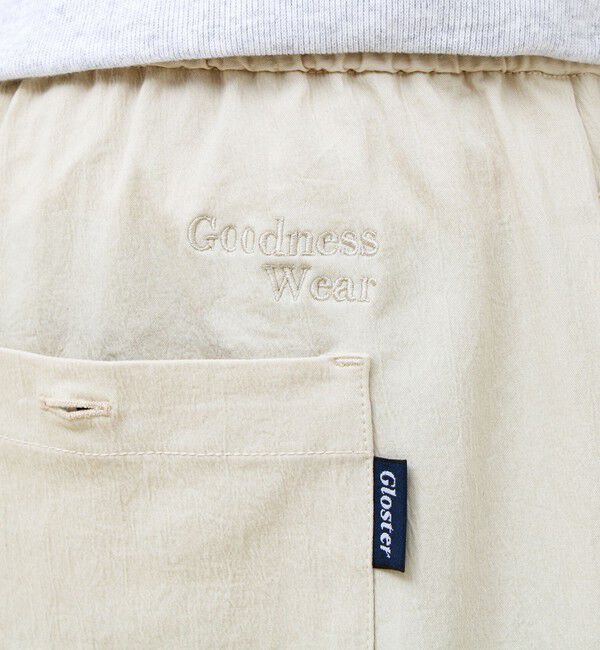 GLOSTER「【人気シリーズ/UNISEX/5色展開】GOODNESS イージーパンツ 無地/迷彩」|チノ|