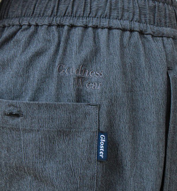 GLOSTER「【人気シリーズ/UNISEX/5色展開】GOODNESS イージーパンツ 無地/迷彩」|チノ|