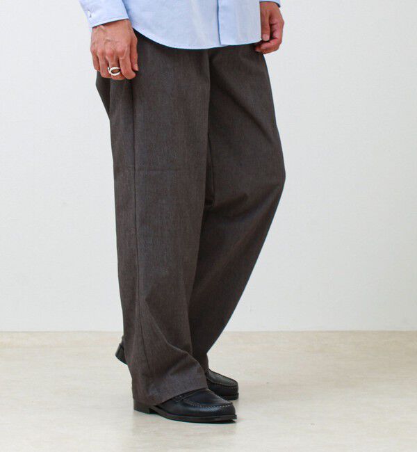 GLOSTER「【人気シリーズ/UNISEX/5色展開】GOODNESS イージーパンツ 無地/迷彩」|チノ|