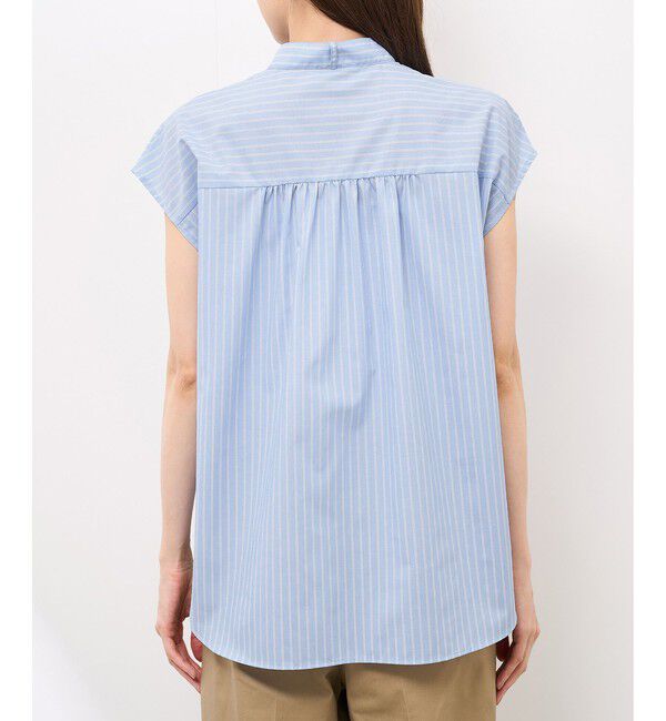 Rope&rsquo;Picnic「【防シワ】リボンフレンチスリーブシャツ」|シャツ・ブラウス|