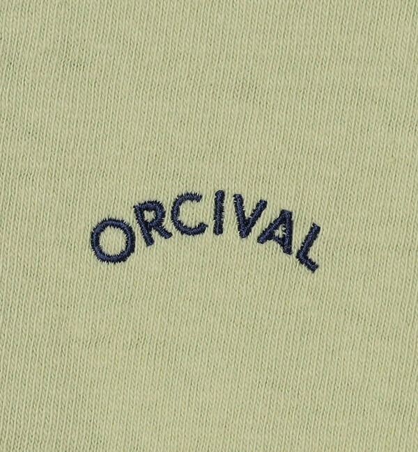 ORCIVAL「ORCIVAL | アンイーブンジャージー 刺繍ロングスリーブプルオーバー WOMEN」|Tシャツ・カットソー|