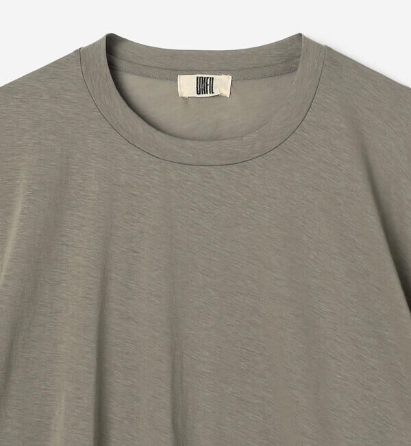 UNFIL「UNFIL | コットンジャージー シアー半袖Tシャツ WOMEN」|Tシャツ・カットソー|