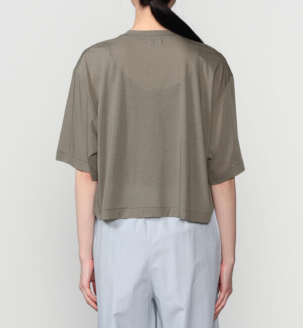 UNFIL「UNFIL | コットンジャージー シアー半袖Tシャツ WOMEN」|Tシャツ・カットソー|