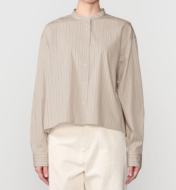  「nicholson & nicholson | 〈別注〉 コットン バックギャザーブラウス WOMEN」|シャツ・ブラウス|