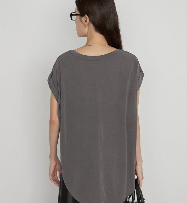  「《1枚で品よく決まる》ロゴフレンチT」|Tシャツ・カットソー|