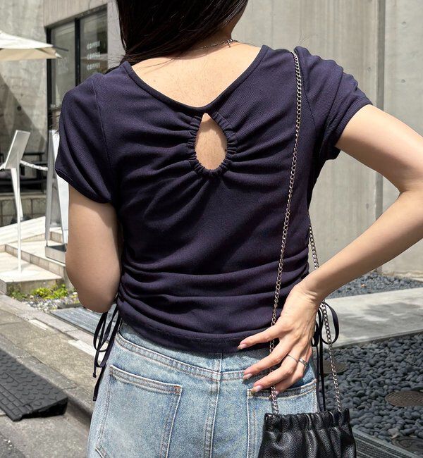  「スクエアネックドロストT」|Tシャツ・カットソー|