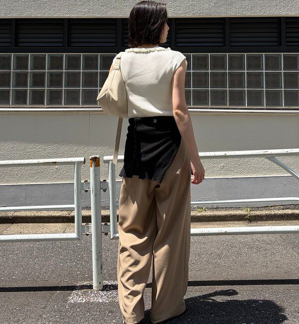  「レイヤードフリルカーディガン」|カーディガン|