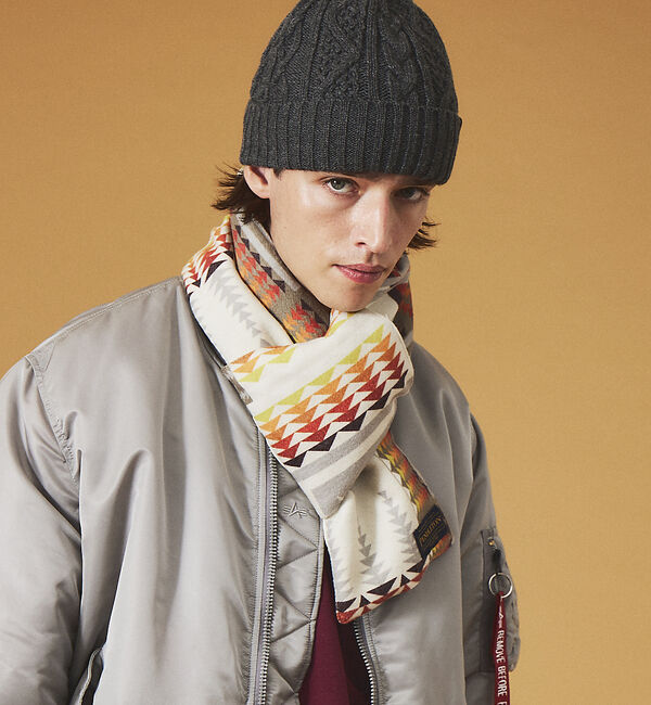 ABAHOUSE「【RUBEN/ルーベン】CABLE BORE WATCHCAP/ケーブル裏ボアフ」|その他|