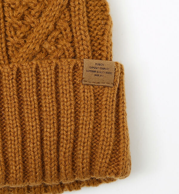 ABAHOUSE「【RUBEN/ルーベン】CABLE BORE WATCHCAP/ケーブル裏ボアフ」|その他|