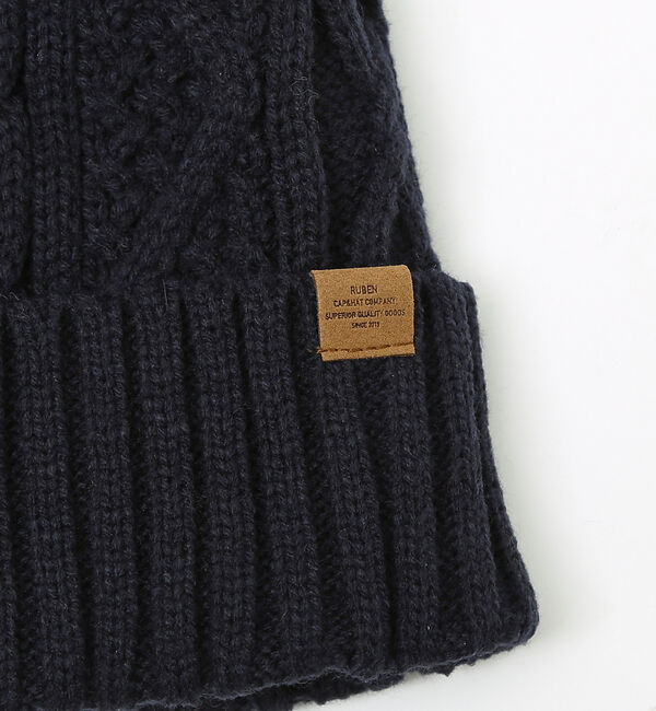ABAHOUSE「【RUBEN/ルーベン】CABLE BORE WATCHCAP/ケーブル裏ボアフ」|その他|