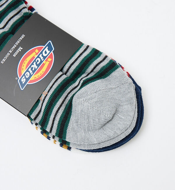 ABAHOUSE「【DICKIES/ディッキーズ】3Pアソートソックス/選べる3足SET/アンクル」|ソックス|
