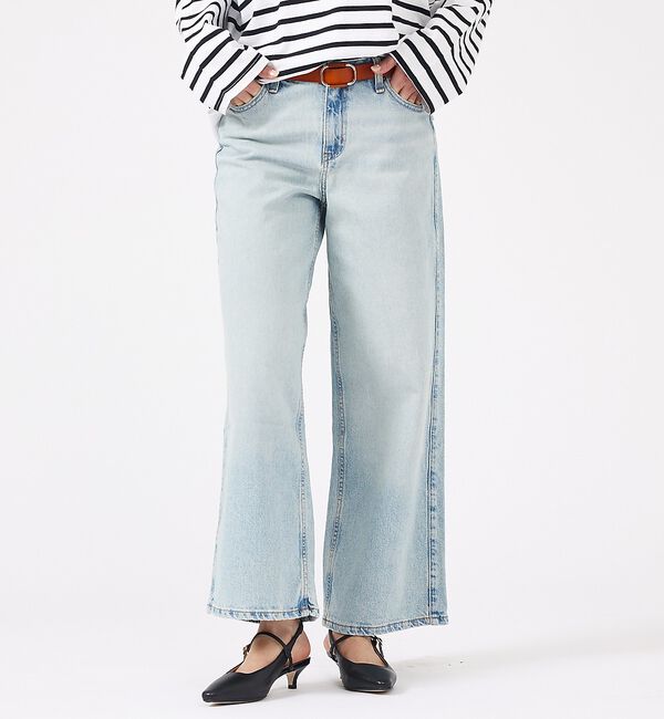 Rouge vif「【GUESS JEANS/ゲスジーンズ】GJ G11 WIDE LEG/ワイルド」|デニム|ライトブルー