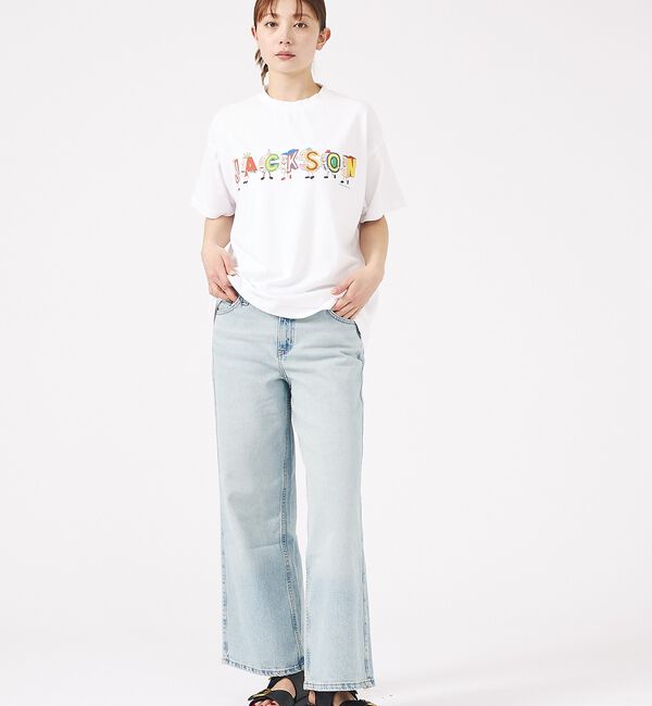 Rouge vif「【GUESS JEANS/ゲスジーンズ】GJ G11 WIDE LEG/ワイルド」|デニム|