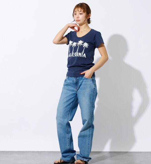 Rouge vif「【GUESS JEANS/ゲスジーンズ】GJ MIDRISE STRAIGHT/」|デニム|