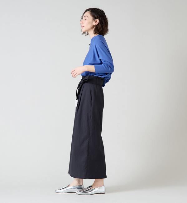 Liesse「シルク混Vネックドルマンニット」|ニット・セーター|