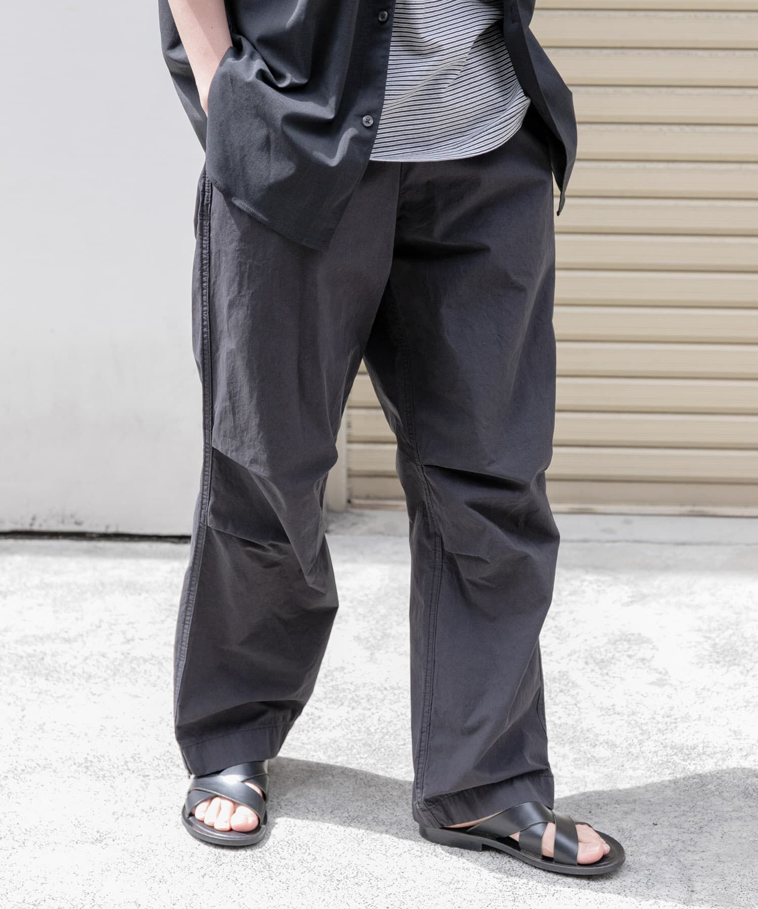 URBAN RESEARCH DOORS「FORK&SPOON　コットンタイプライターニータックパンツ」|その他|