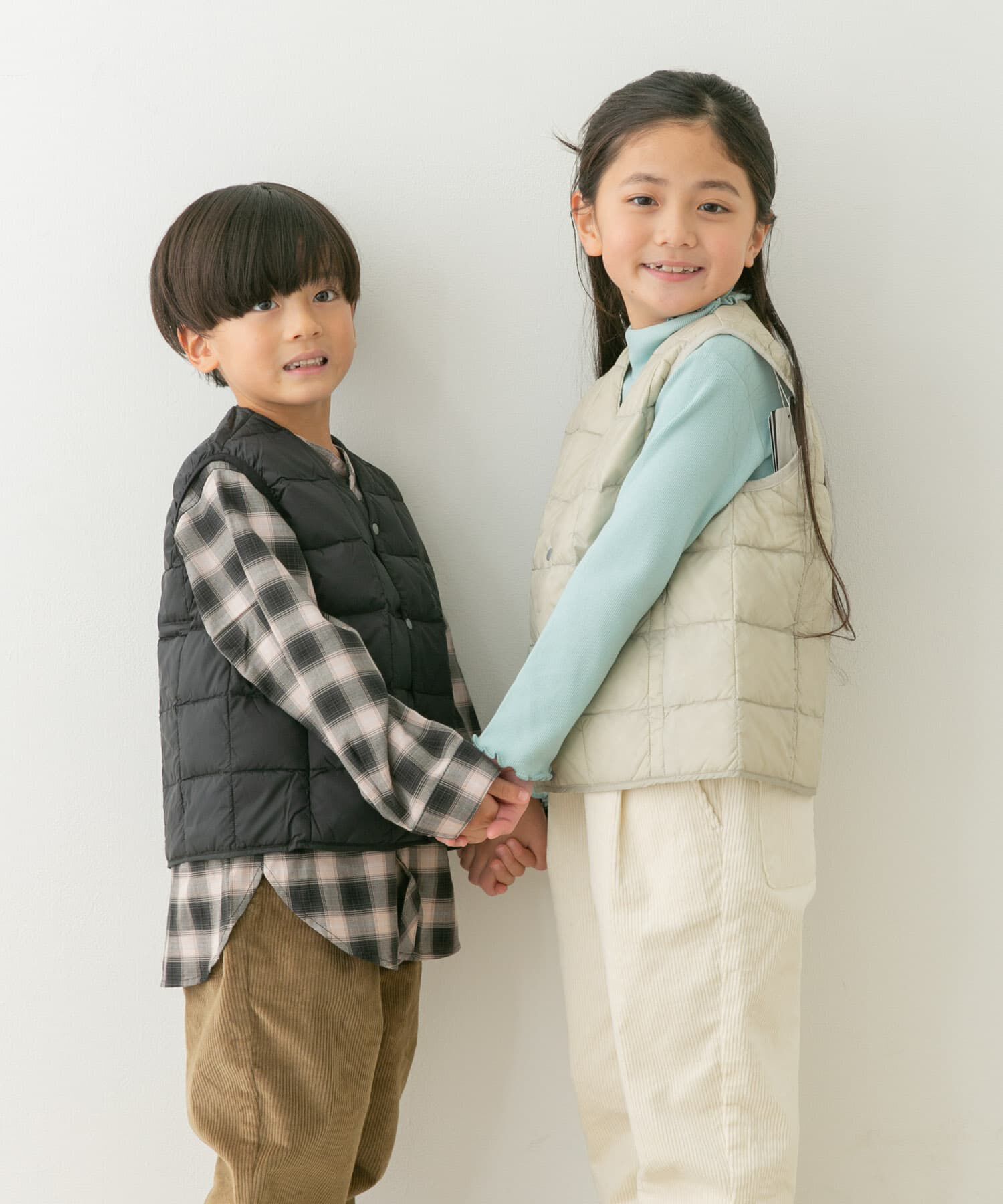 URBAN RESEARCH DOORS「TAION　V-NECK BUTTON DOWN VEST(KIDS)」|その他|