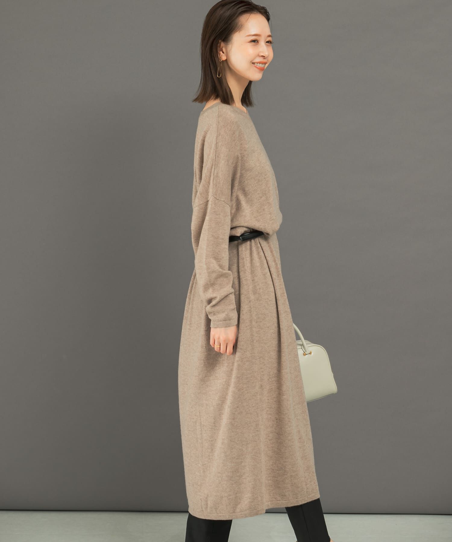 URBAN RESEARCH ROSSO「カシミヤ混2WAYニットワンピース」|ワンピース|