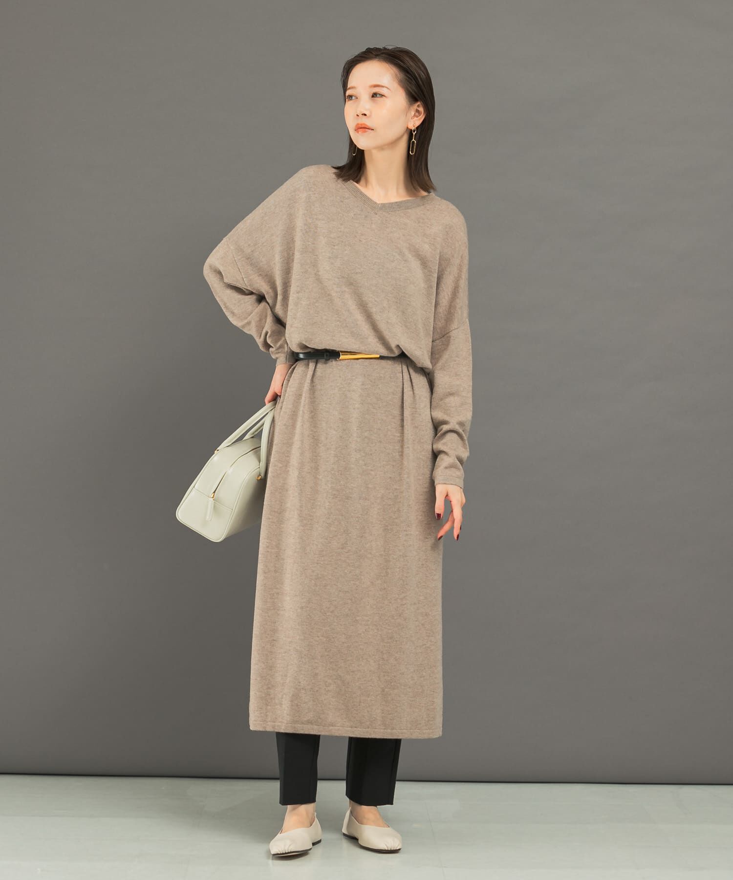 URBAN RESEARCH ROSSO「カシミヤ混2WAYニットワンピース」|ワンピース|