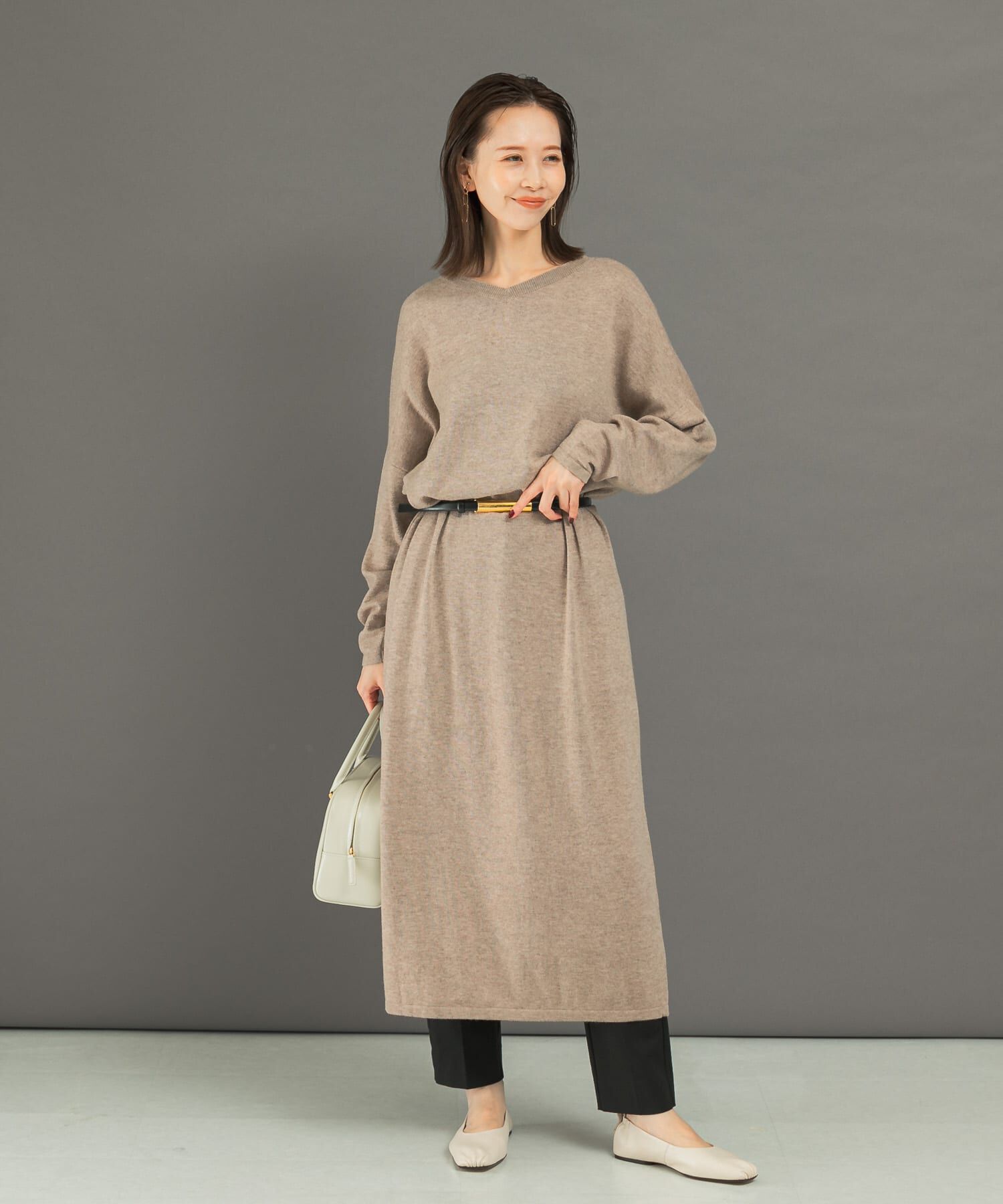 URBAN RESEARCH ROSSO「カシミヤ混2WAYニットワンピース」|ワンピース|