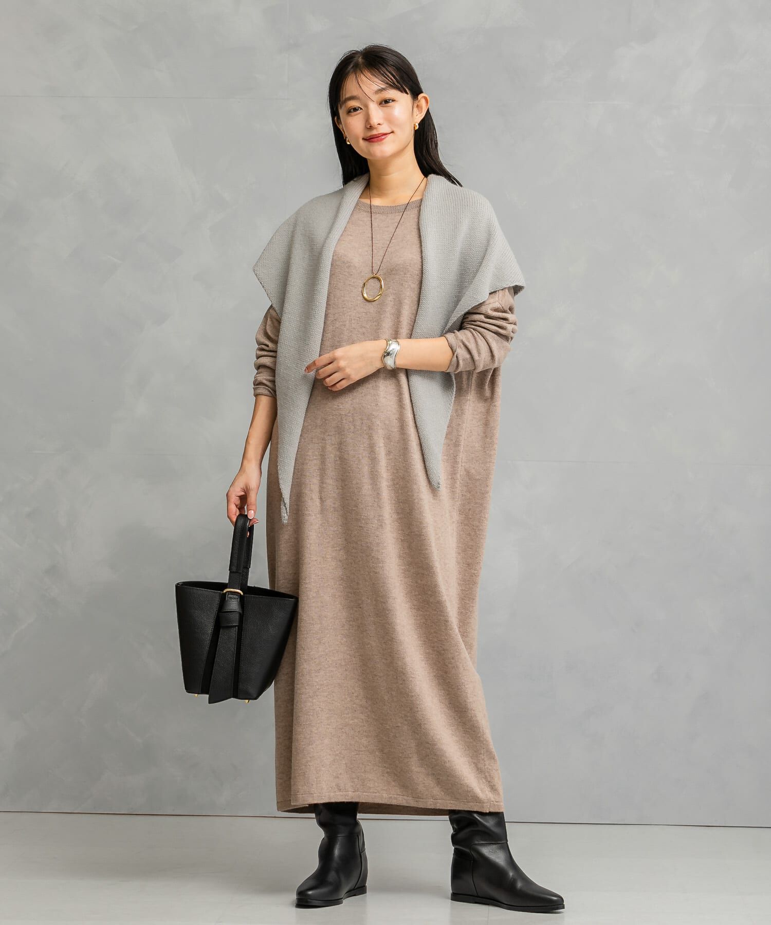 URBAN RESEARCH ROSSO「カシミヤ混2WAYニットワンピース」|ワンピース|