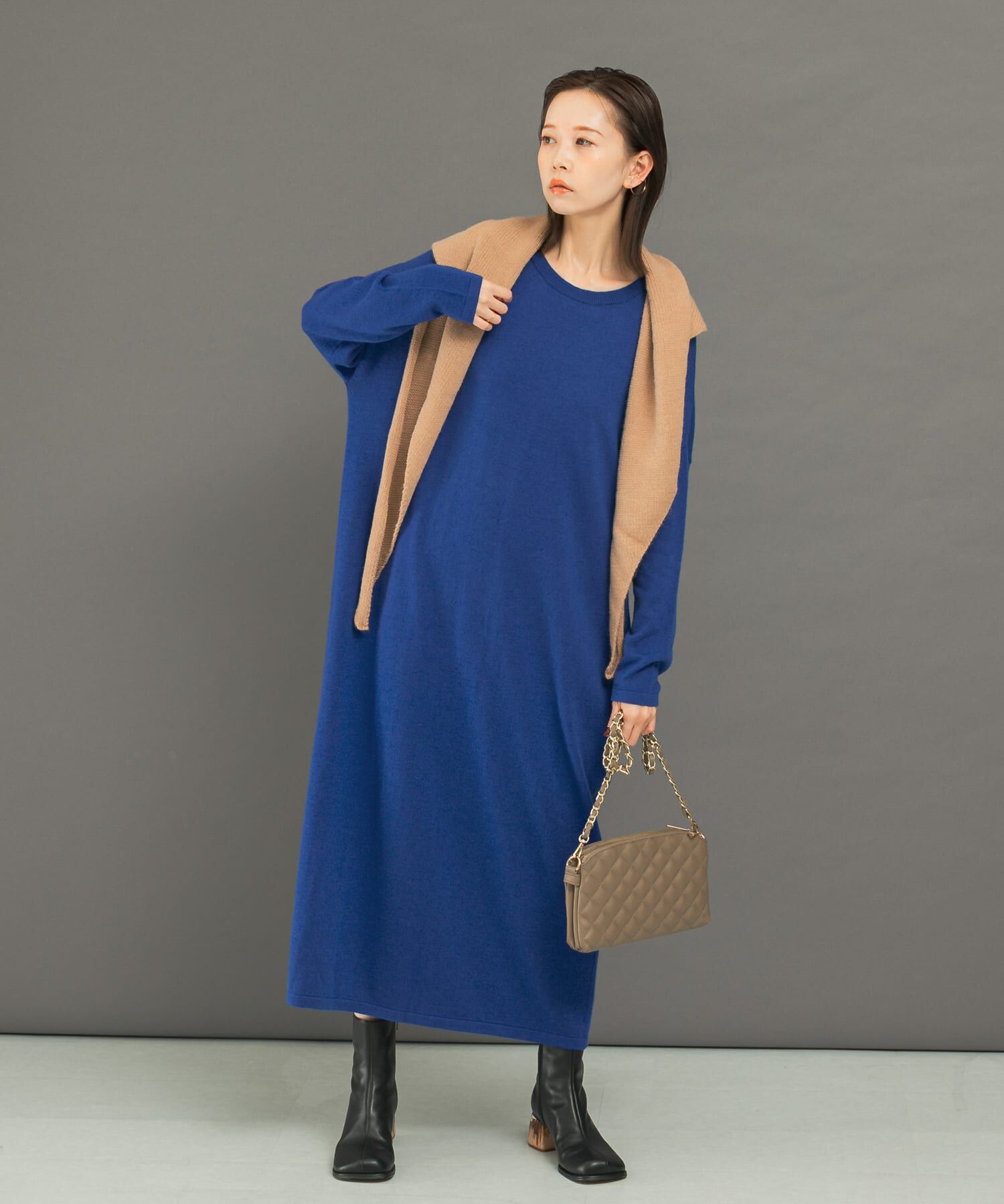 URBAN RESEARCH ROSSO「カシミヤ混2WAYニットワンピース」|ワンピース|