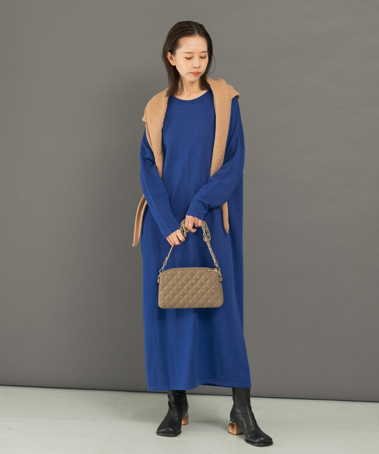 URBAN RESEARCH ROSSO「カシミヤ混2WAYニットワンピース」|ワンピース|