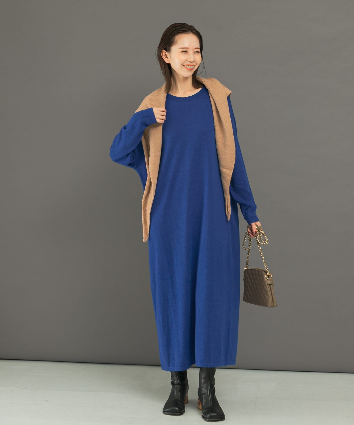 URBAN RESEARCH ROSSO「カシミヤ混2WAYニットワンピース」|ワンピース|
