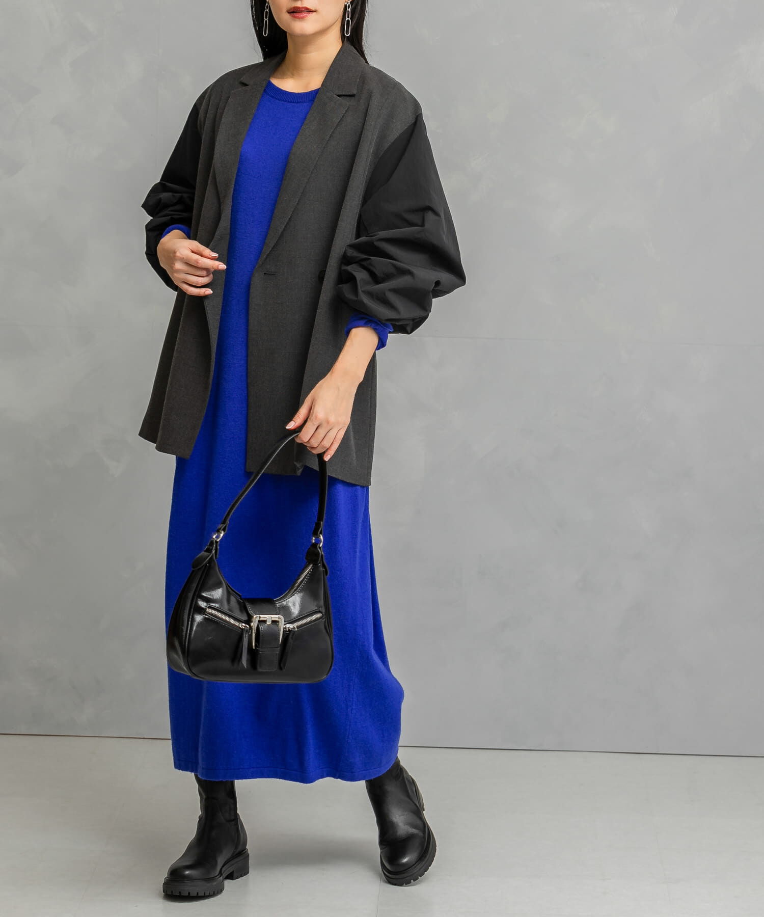 URBAN RESEARCH ROSSO「カシミヤ混2WAYニットワンピース」|ワンピース|