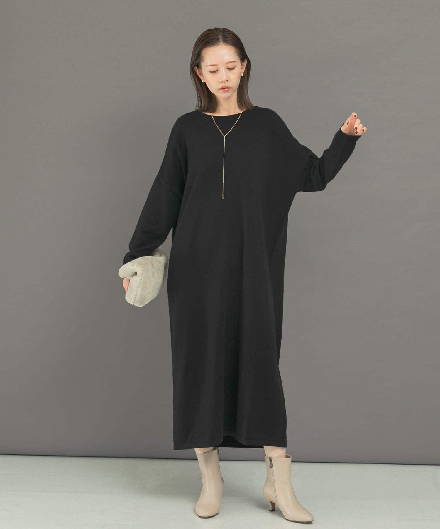 URBAN RESEARCH ROSSO「カシミヤ混2WAYニットワンピース」|ワンピース|