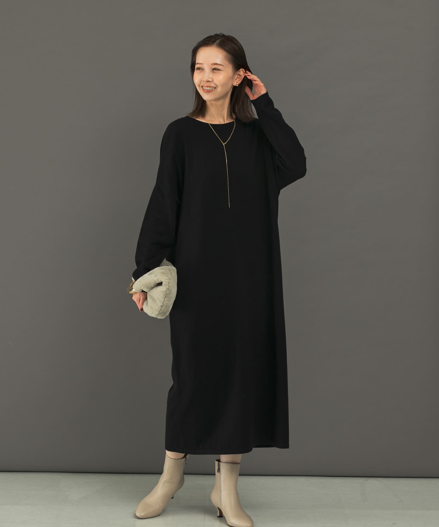 URBAN RESEARCH ROSSO「カシミヤ混2WAYニットワンピース」|ワンピース|