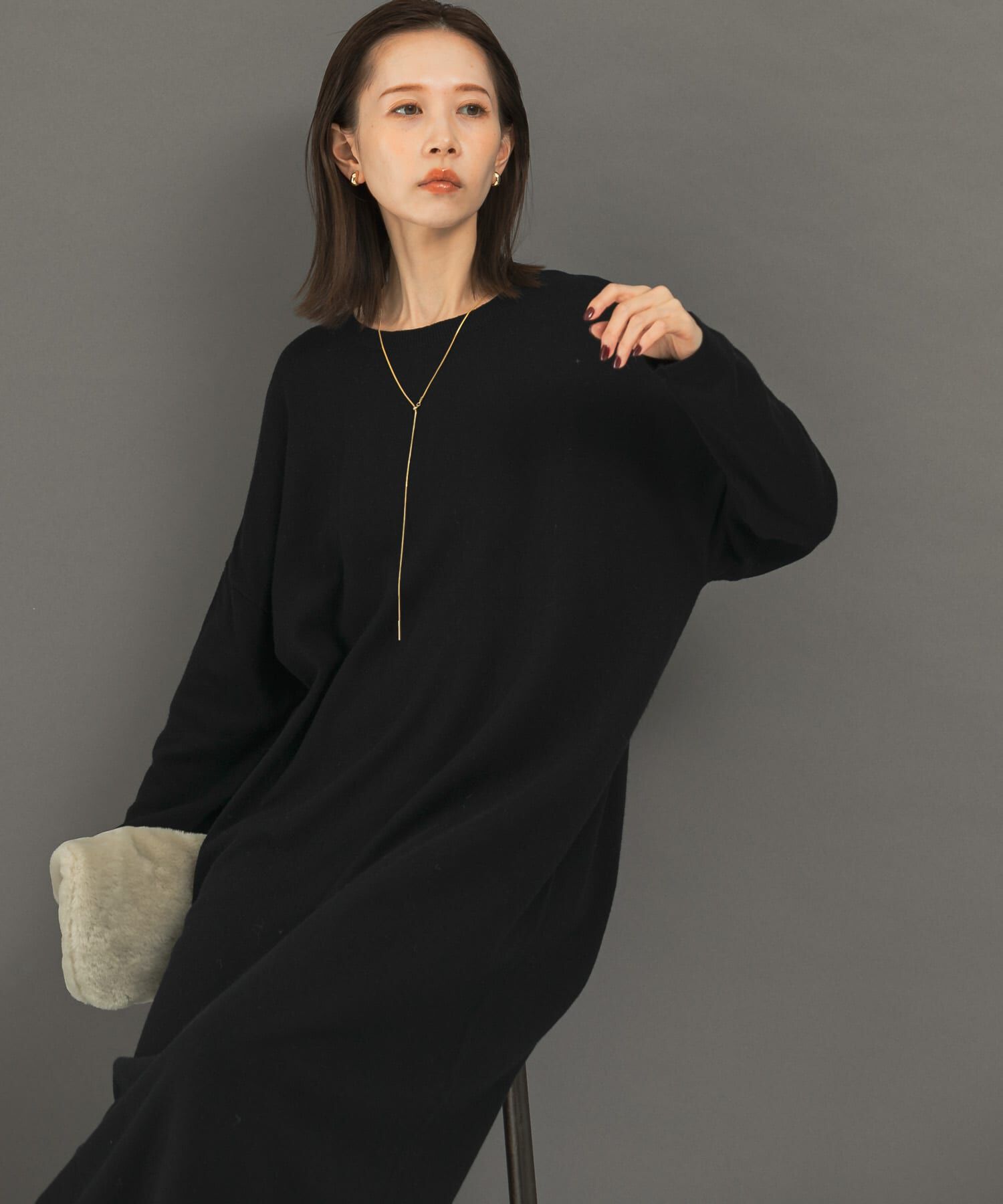 URBAN RESEARCH ROSSO「カシミヤ混2WAYニットワンピース」|ワンピース|