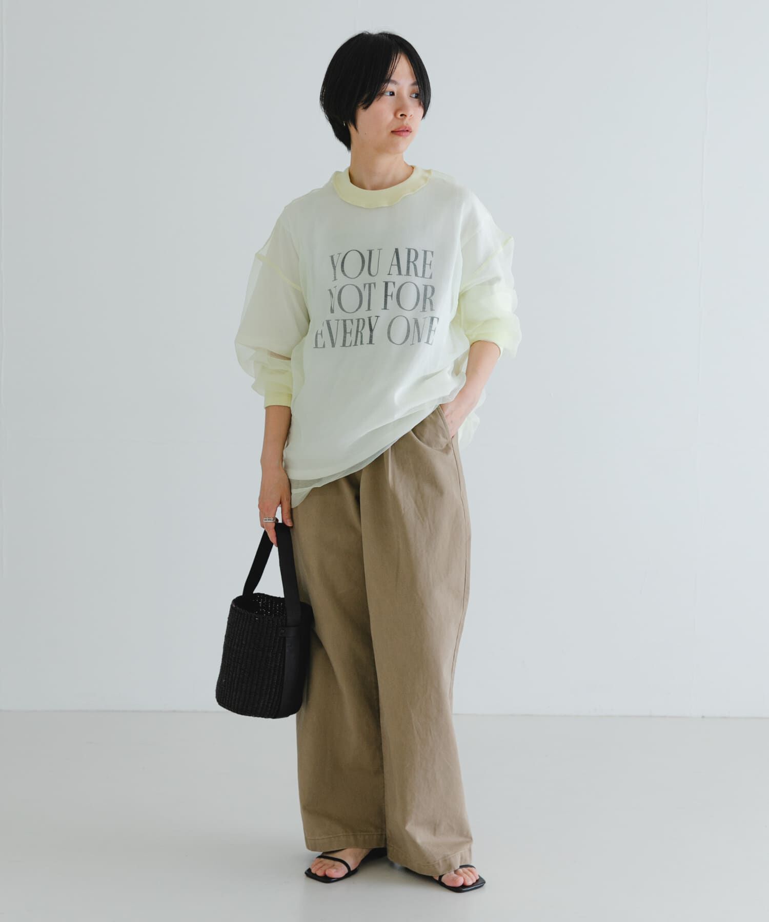 URBAN RESEARCH「ESTHE　Organza Sweatshirts」|その他|