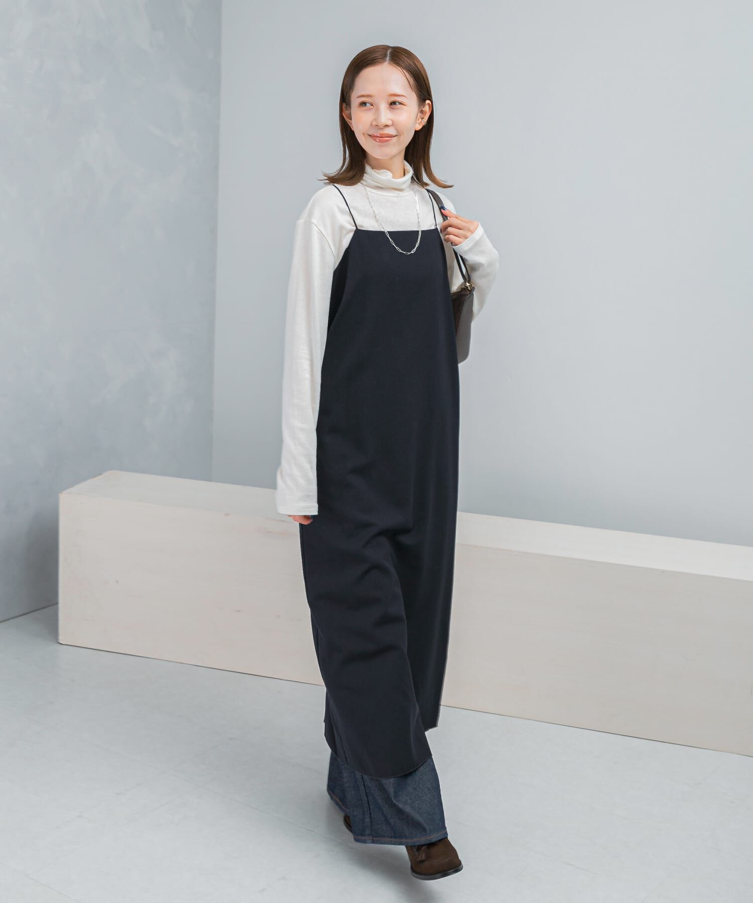 URBAN RESEARCH ROSSO「イージケアウーステッドキャミワンピース」|ワンピース|