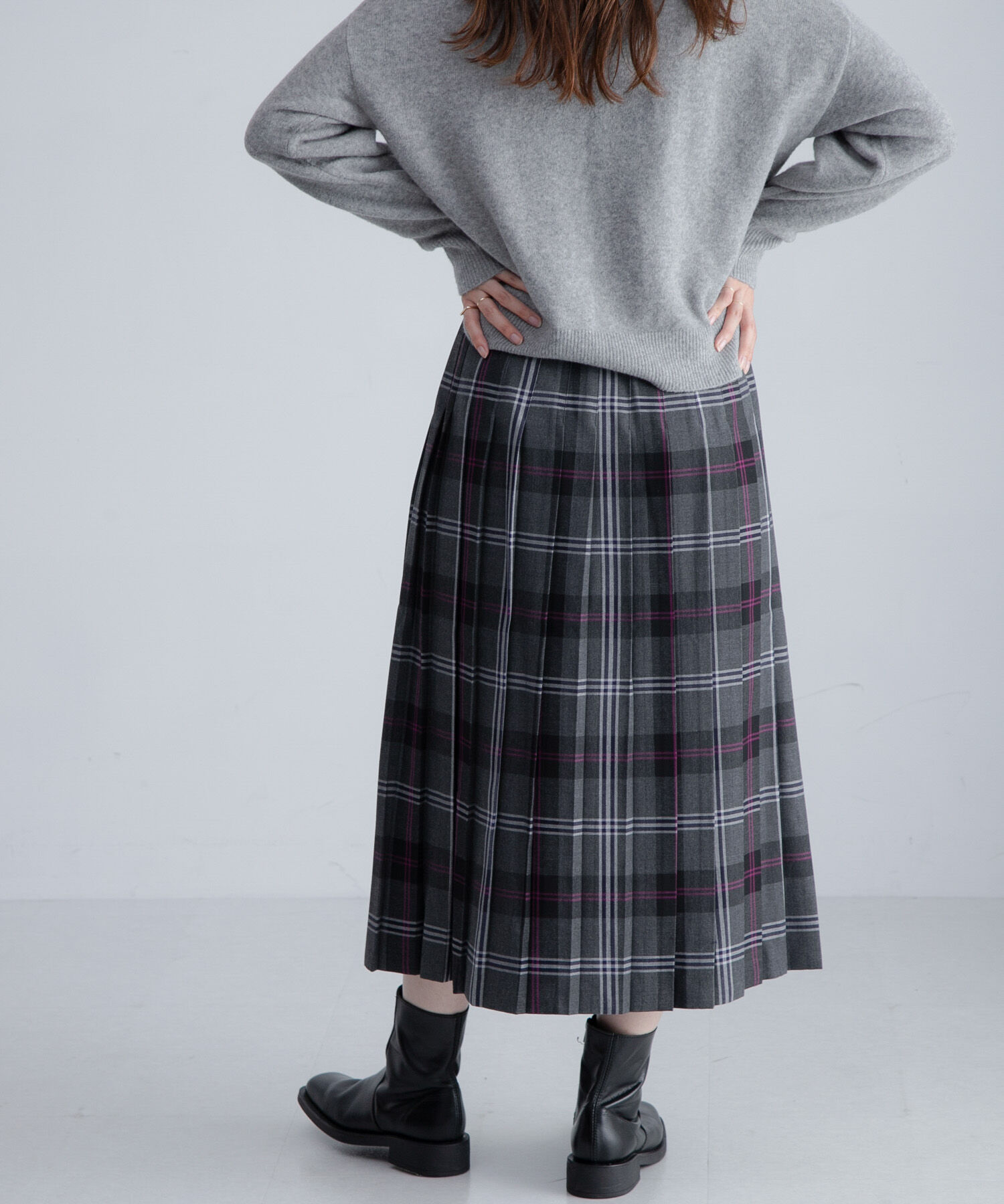 Sonny Label 「『別注』GLEN FYNE&times;Sonny Label　チェックキルトスカート」|スカート|