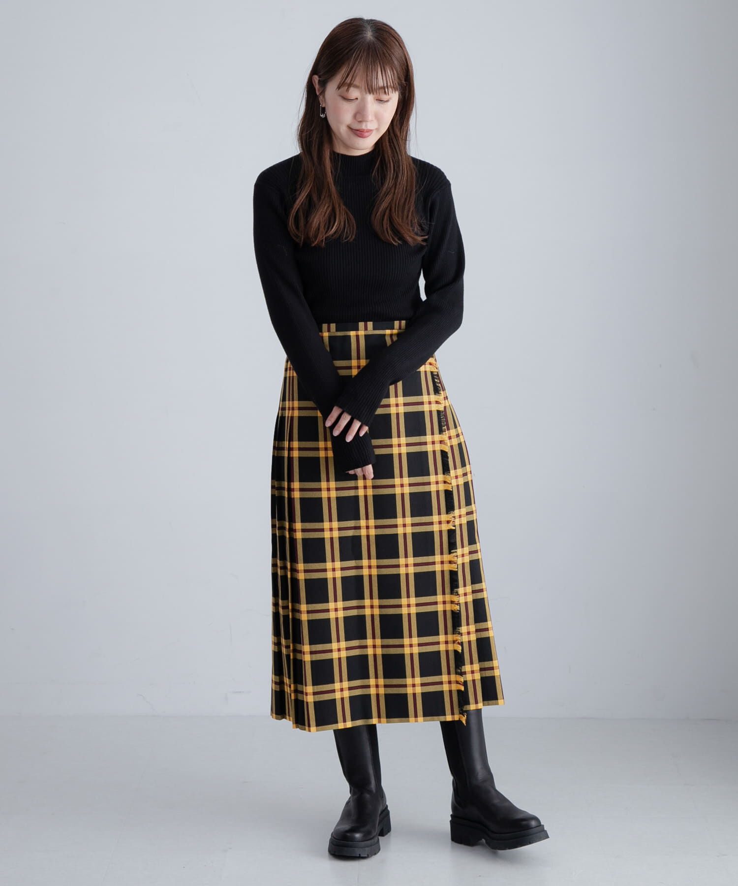 Sonny Label 「『別注』GLEN FYNE&times;Sonny Label　チェックキルトスカート」|スカート|