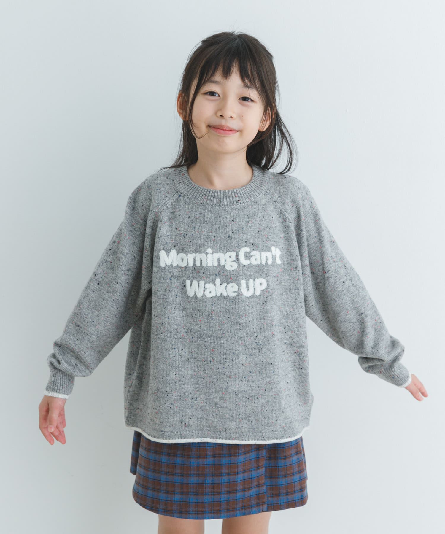 URBAN RESEARCH DOORS「サガラ刺繍ロゴニット(KIDS)」|ニット・セーター|