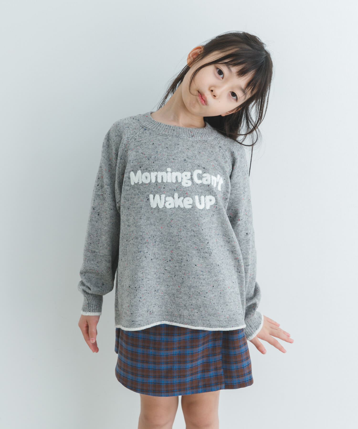 URBAN RESEARCH DOORS「サガラ刺繍ロゴニット(KIDS)」|ニット・セーター|